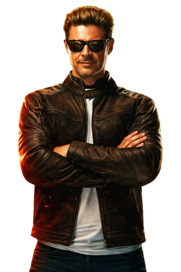 Mortal Kombat II Karl Urban Leather Jacket - Image 2